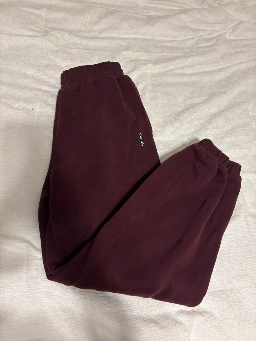 Burgundy Comfrt Sweatpants
